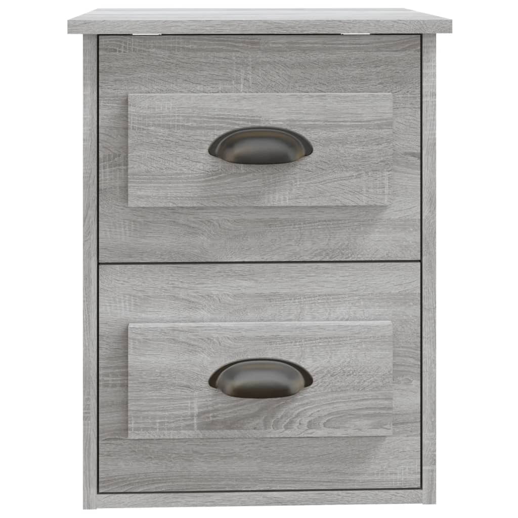 Nachtkastje wandgemonteerd 41,5x36x53 cm grijs sonoma eiken Nachtkastjes | Creëer jouw Trendy Thuis | Gratis bezorgd & Retour | Trendy.nl