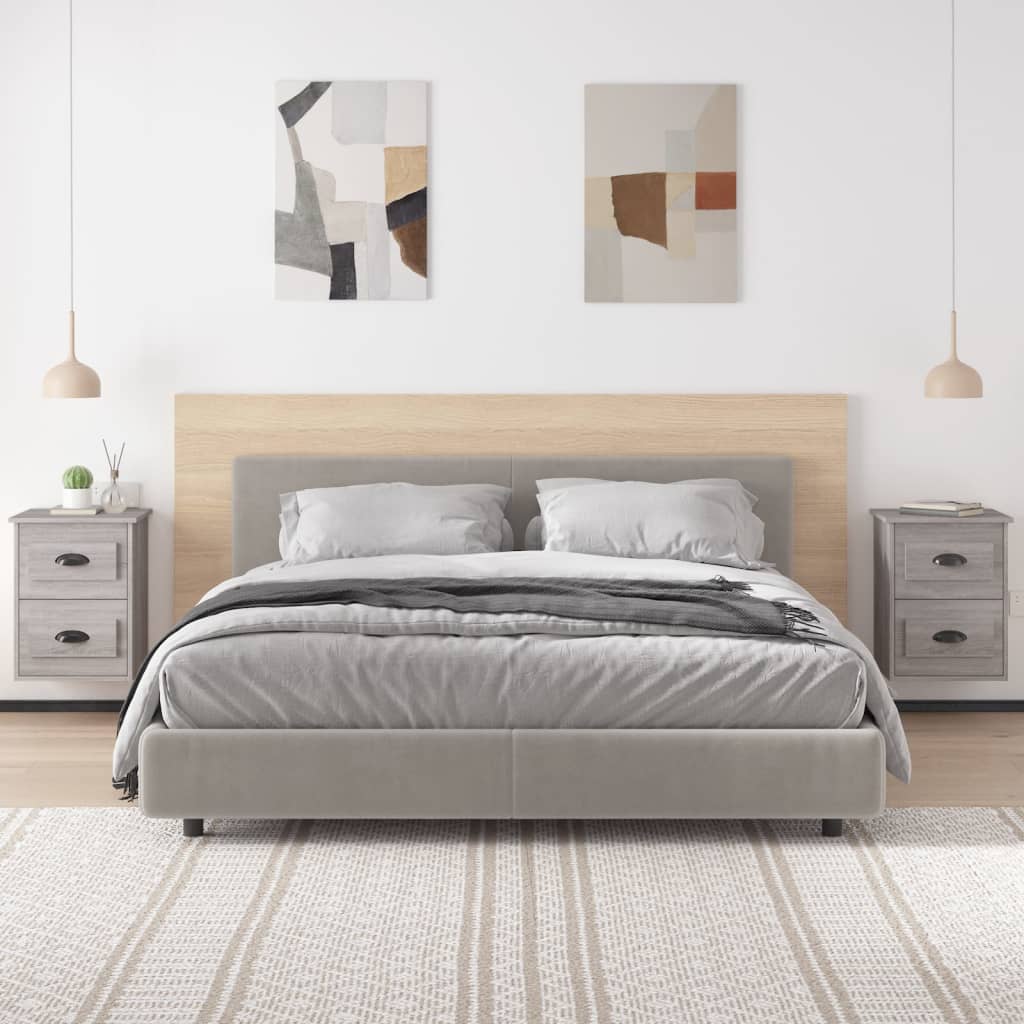 Nachtkastjes 2 st wandgemonteerd 41,5x36x53 cm grijs sonoma Nachtkastjes | Creëer jouw Trendy Thuis | Gratis bezorgd & Retour | Trendy.nl