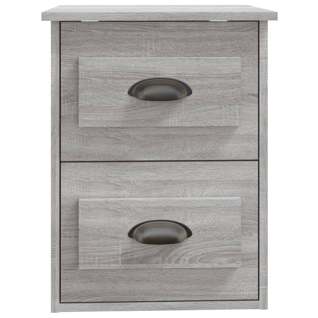 Nachtkastjes 2 st wandgemonteerd 41,5x36x53 cm grijs sonoma Nachtkastjes | Creëer jouw Trendy Thuis | Gratis bezorgd & Retour | Trendy.nl