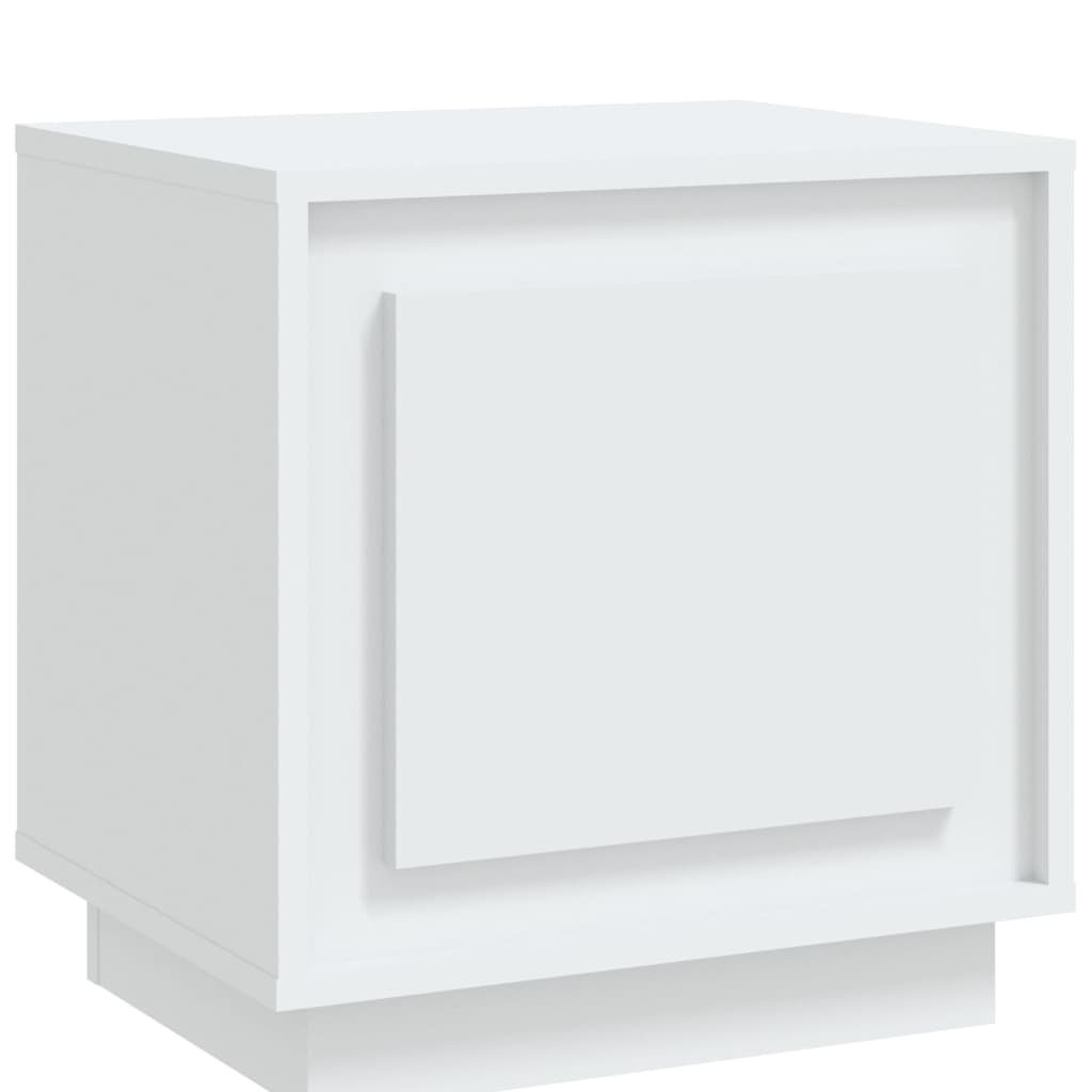 Nachtkastje 44x35x45 cm bewerkt hout wit Nachtkastjes | Creëer jouw Trendy Thuis | Gratis bezorgd & Retour | Trendy.nl