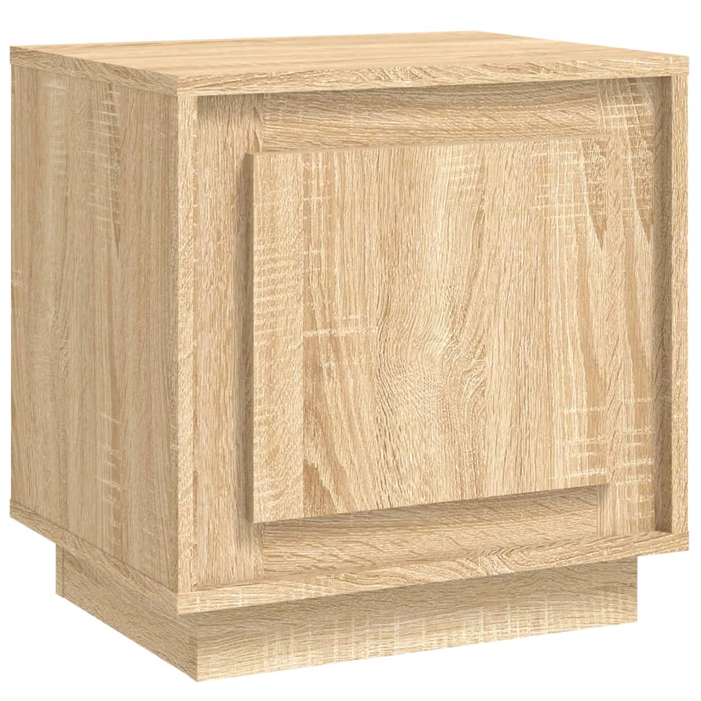 Nachtkastje 44x35x45 cm bewerkt hout sonoma eikenkleurig Nachtkastjes | Creëer jouw Trendy Thuis | Gratis bezorgd & Retour | Trendy.nl