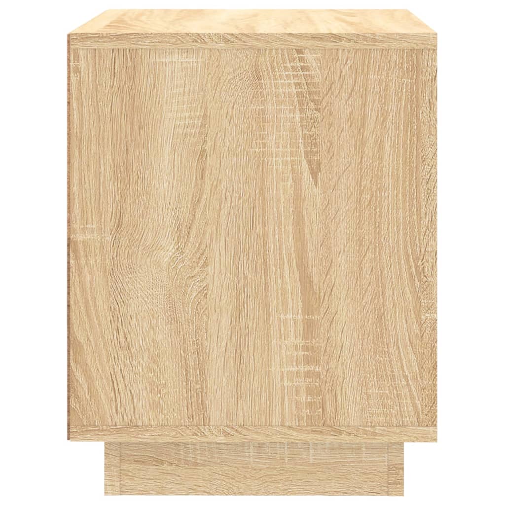 Nachtkastje 44x35x45 cm bewerkt hout sonoma eikenkleurig Nachtkastjes | Creëer jouw Trendy Thuis | Gratis bezorgd & Retour | Trendy.nl