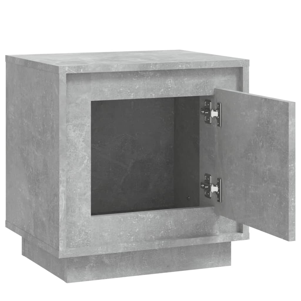 Nachtkastjes 2 st 44x35x45 cm bewerkt hout betongrijs Nachtkastjes | Creëer jouw Trendy Thuis | Gratis bezorgd & Retour | Trendy.nl