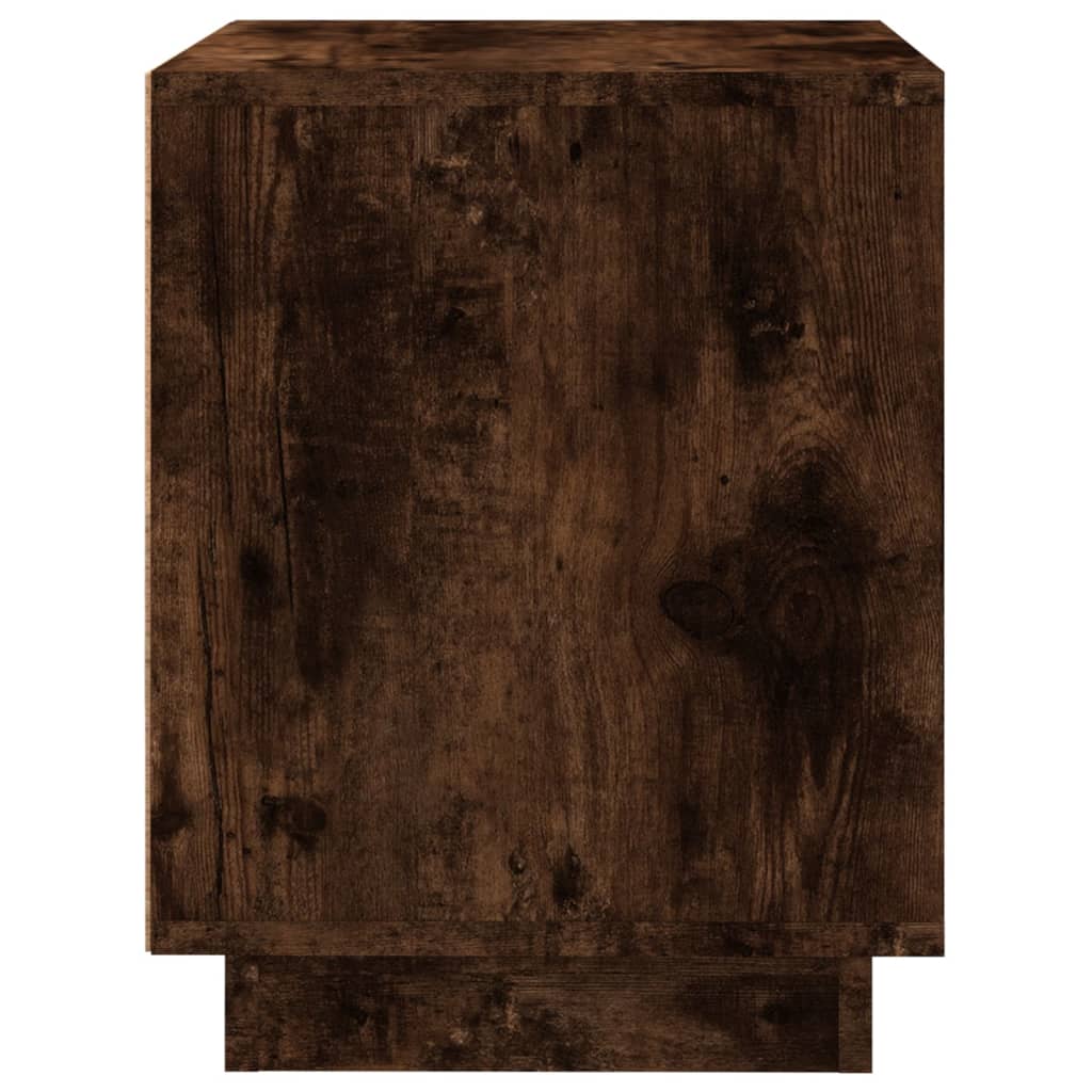 Nachtkastje 44x35x45 cm bewerkt hout gerookt eikenkleurig Nachtkastjes | Creëer jouw Trendy Thuis | Gratis bezorgd & Retour | Trendy.nl