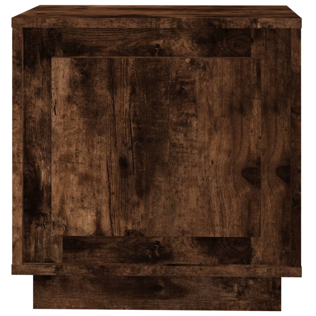 Nachtkastjes 2 st 44x35x45 cm bewerkt hout gerookt eikenkleurig Nachtkastjes | Creëer jouw Trendy Thuis | Gratis bezorgd & Retour | Trendy.nl