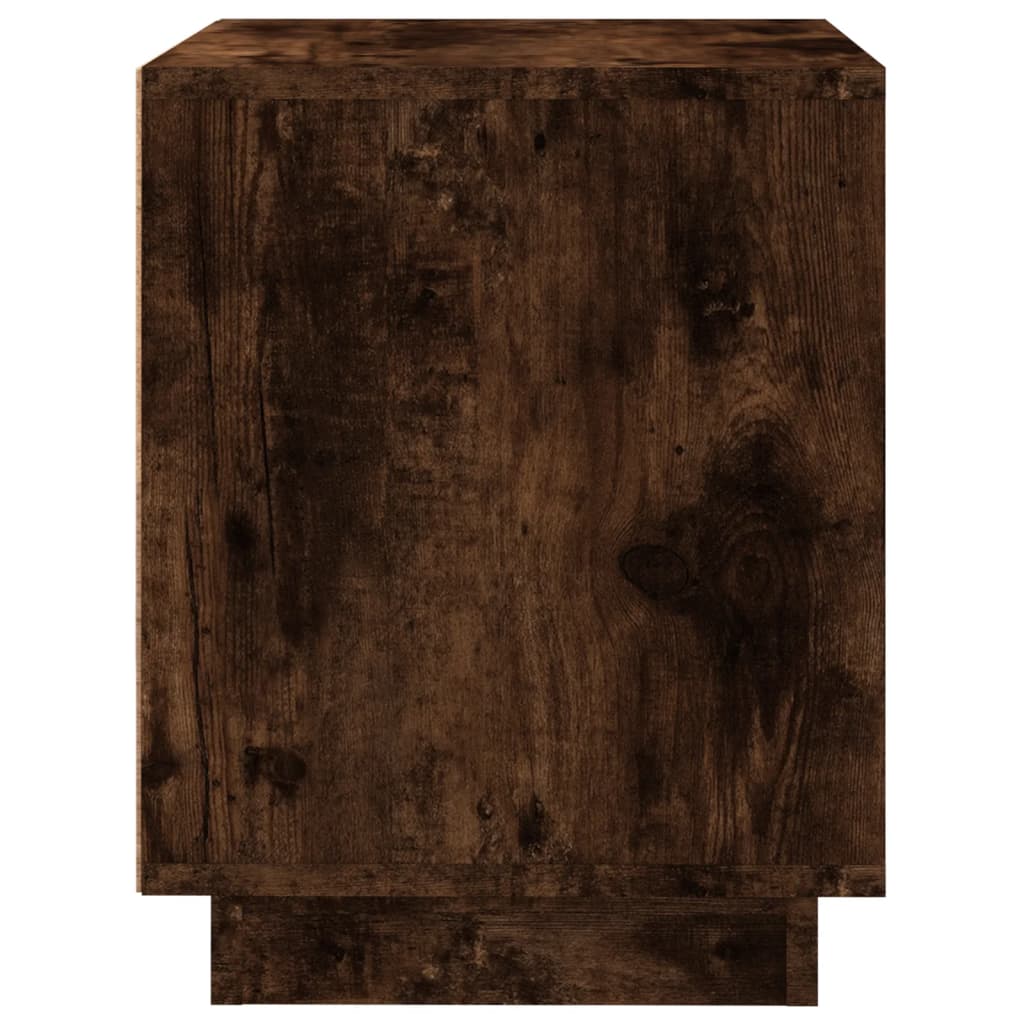 Nachtkastjes 2 st 44x35x45 cm bewerkt hout gerookt eikenkleurig Nachtkastjes | Creëer jouw Trendy Thuis | Gratis bezorgd & Retour | Trendy.nl