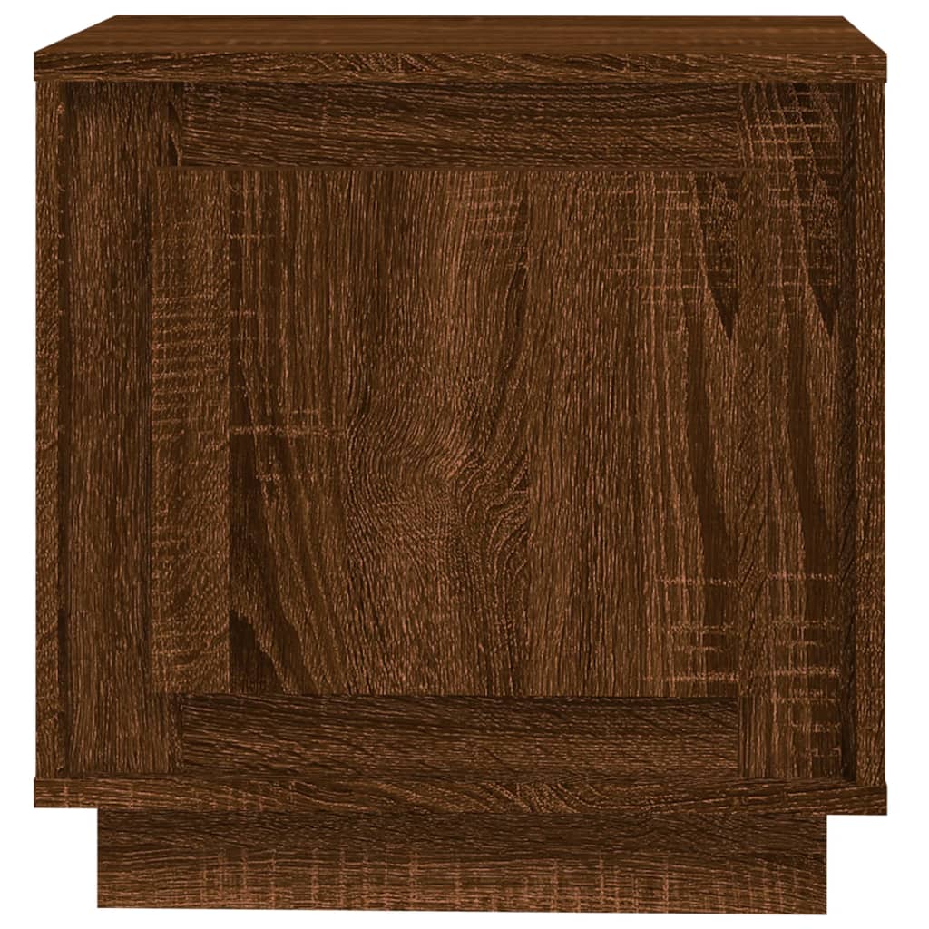 Nachtkastjes 2 st 44x35x45 cm bewerkt hout bruin eikenkleur Nachtkastjes | Creëer jouw Trendy Thuis | Gratis bezorgd & Retour | Trendy.nl