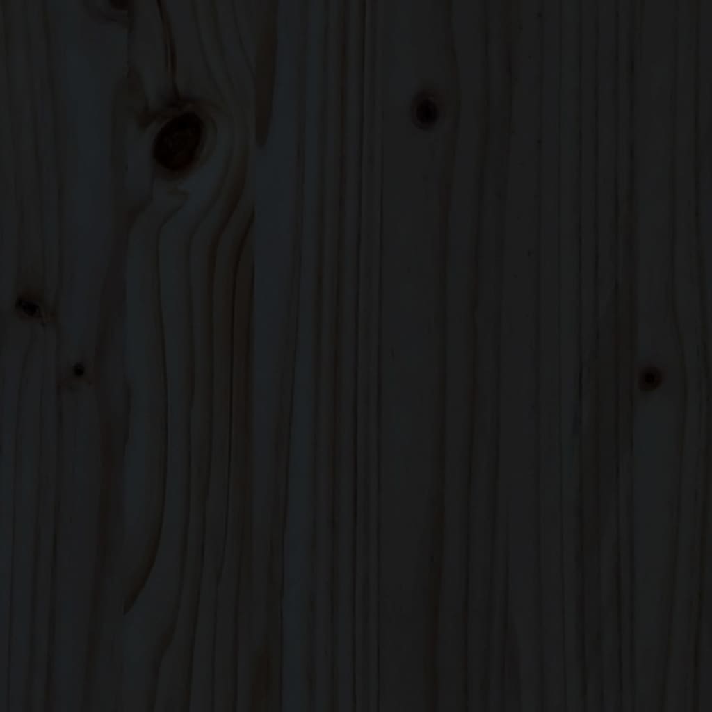 Plantenbak 62x50x57 cm massief grenenhout zwart Bloempotten & plantenbakken | Creëer jouw Trendy Thuis | Gratis bezorgd & Retour | Trendy.nl