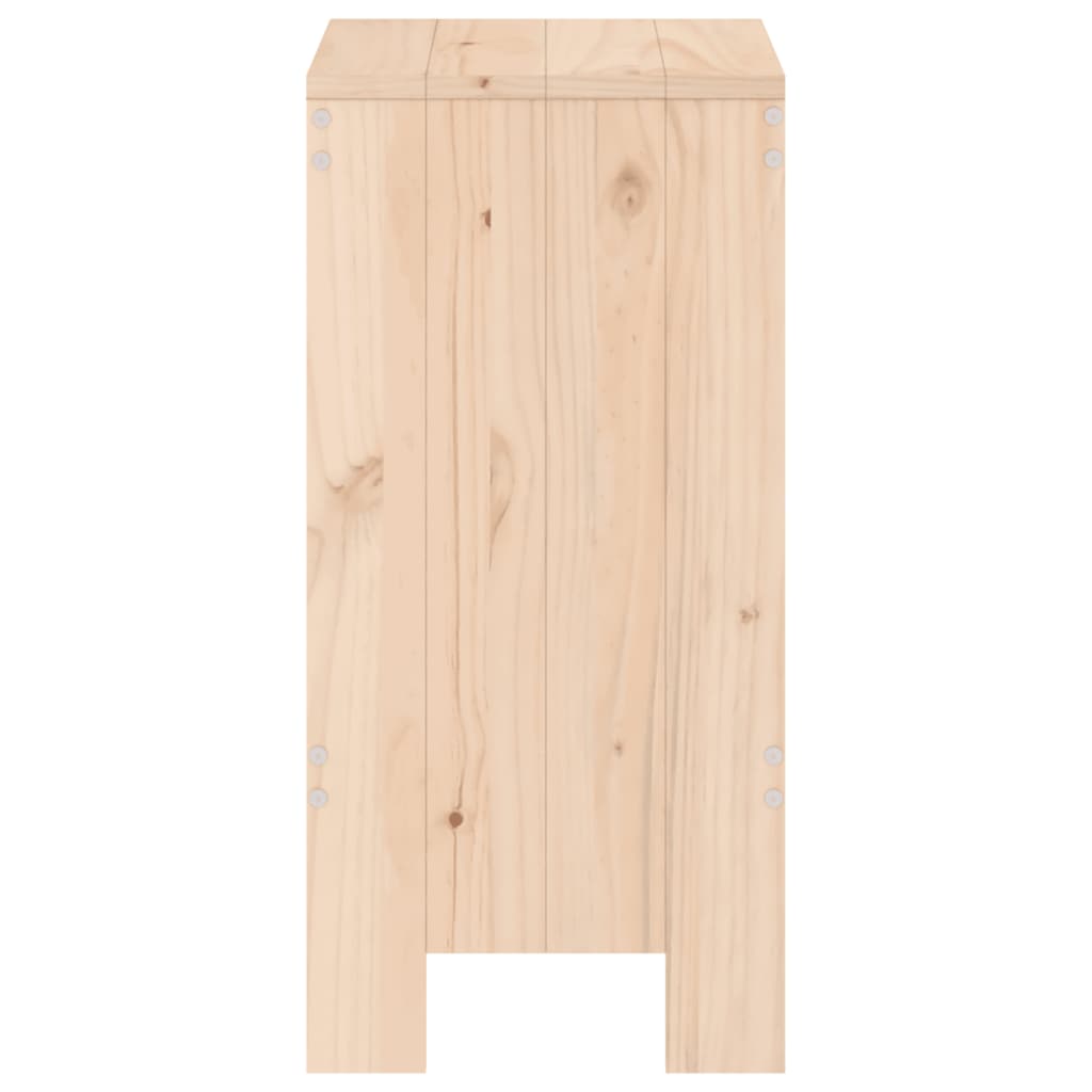 Barkrukken 2 st 40x36x75 cm massief grenenhout Tuinstoelen | Creëer jouw Trendy Thuis | Gratis bezorgd & Retour | Trendy.nl