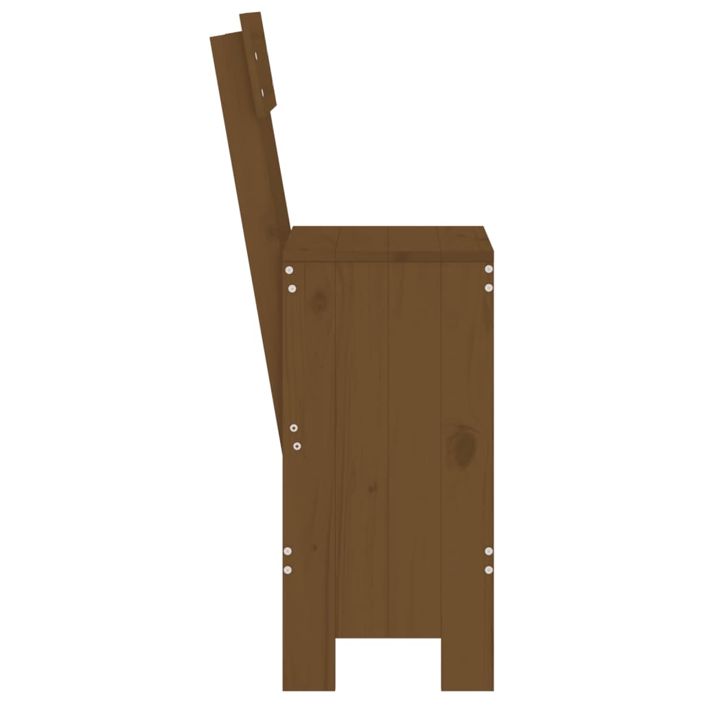 Barkrukken 2 st 40x48,5x115,5 cm massief grenenhout honingbruin Tuinstoelen | Creëer jouw Trendy Thuis | Gratis bezorgd & Retour | Trendy.nl