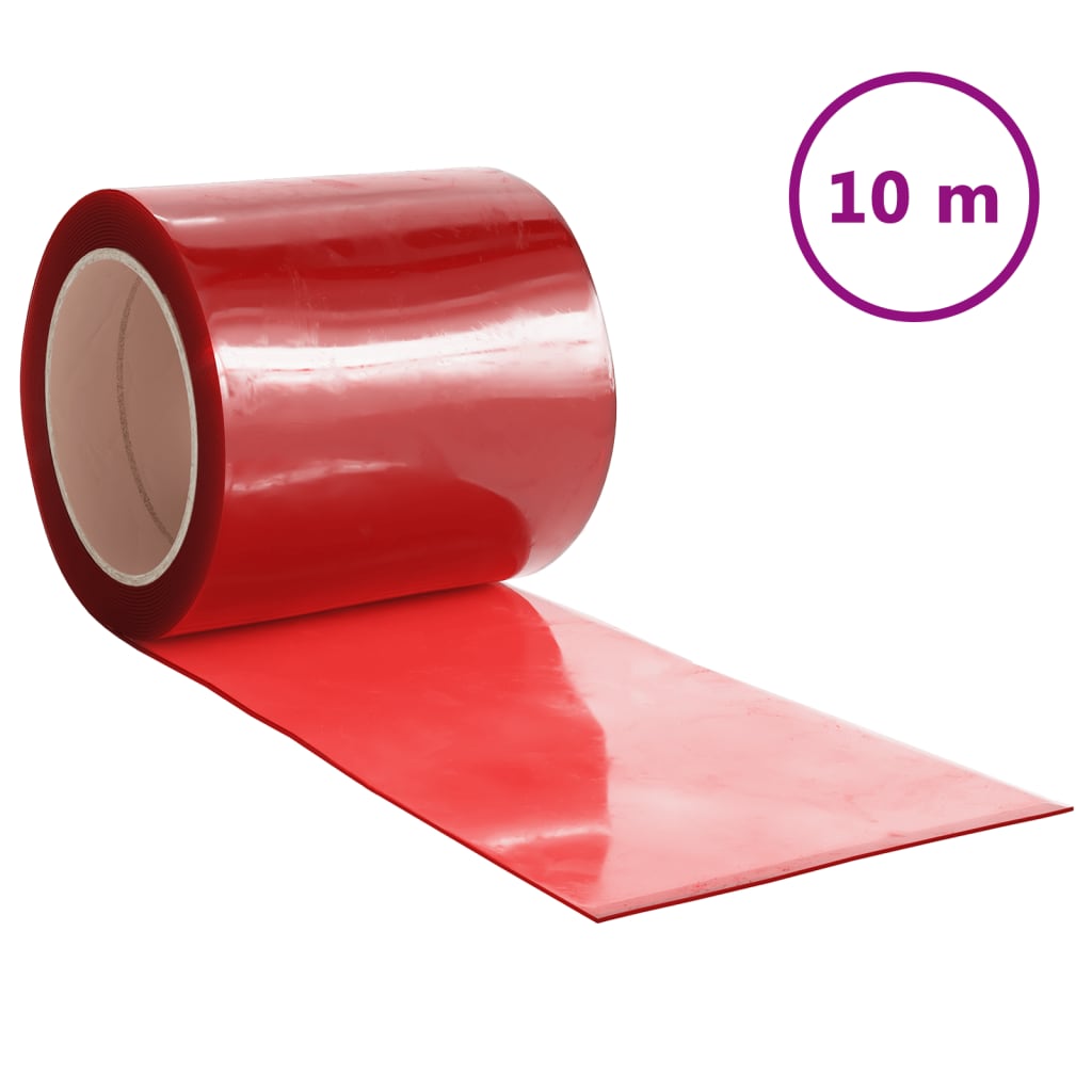 Deurgordijn 200x1,6 mm 10 m PVC rood Gordijnen & vitrages | Creëer jouw Trendy Thuis | Gratis bezorgd & Retour | Trendy.nl
