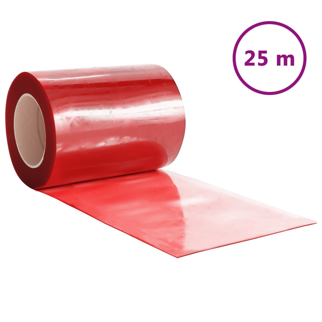 Deurgordijn 300x2,6 mm 25 m PVC rood Gordijnen & vitrages | Creëer jouw Trendy Thuis | Gratis bezorgd & Retour | Trendy.nl