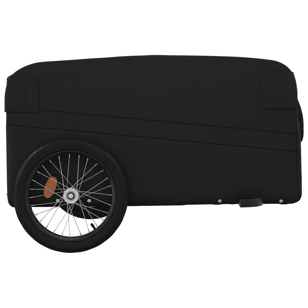 Fietstrailer 45 kg ijzer zwart Fietstrailers | Creëer jouw Trendy Thuis | Gratis bezorgd & Retour | Trendy.nl