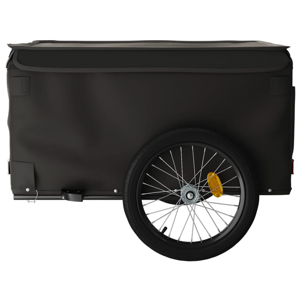Fietskar 45 kg ijzer zwart Fietstrailers | Creëer jouw Trendy Thuis | Gratis bezorgd & Retour | Trendy.nl