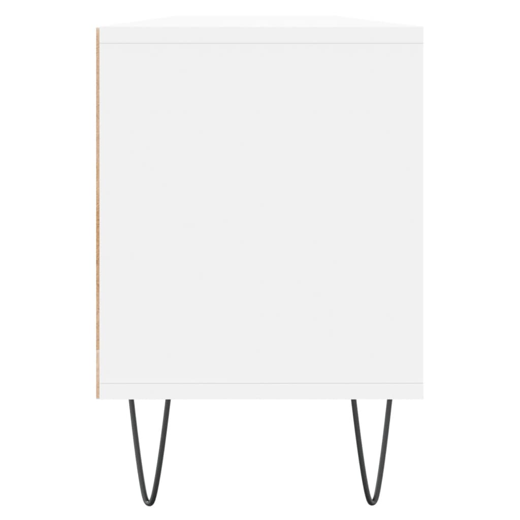 Moderne tv-kast van wit bewerkt hout - 150x30x44,5 cm Tv-meubels | Creëer jouw Trendy Thuis | Gratis bezorgd & Retour | Trendy.nl