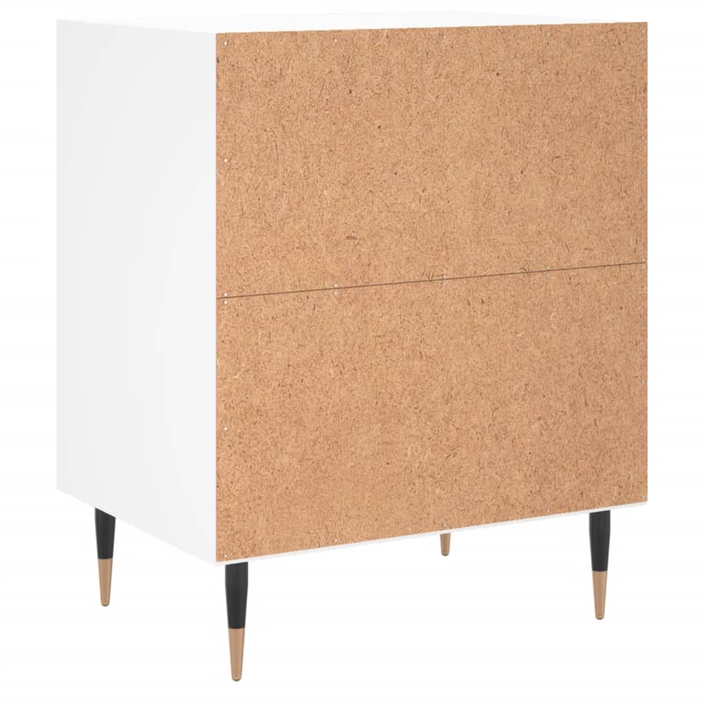 Nachtkastjes 2 st 40x30x50 cm bewerkt hout wit Nachtkastjes | Creëer jouw Trendy Thuis | Gratis bezorgd & Retour | Trendy.nl