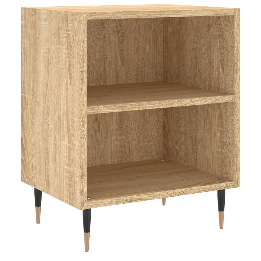 Nachtkastjes 2 st 40x30x50 cm bewerkt hout sonoma eikenkleurig Nachtkastjes | Creëer jouw Trendy Thuis | Gratis bezorgd & Retour | Trendy.nl