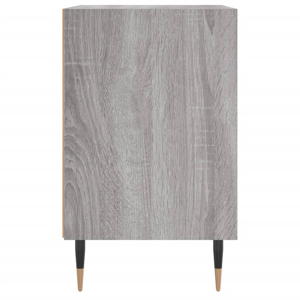 Nachtkastje 40x30x50 cm bewerkt hout grijs sonoma eikenkleurig Nachtkastjes | Creëer jouw Trendy Thuis | Gratis bezorgd & Retour | Trendy.nl