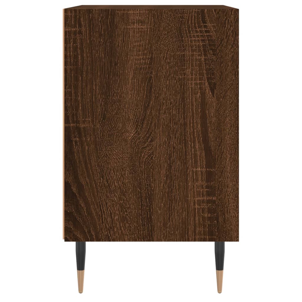 Nachtkastjes 2 st 40x30x50 cm bewerkt hout bruin eikenkleur Nachtkastjes | Creëer jouw Trendy Thuis | Gratis bezorgd & Retour | Trendy.nl