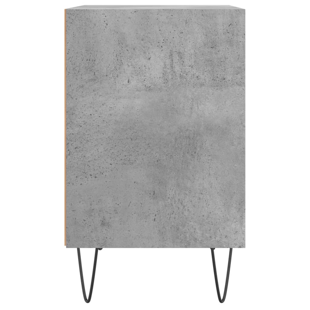 Nachtkastje 40x30x50 cm bewerkt hout betongrijs Nachtkastjes | Creëer jouw Trendy Thuis | Gratis bezorgd & Retour | Trendy.nl