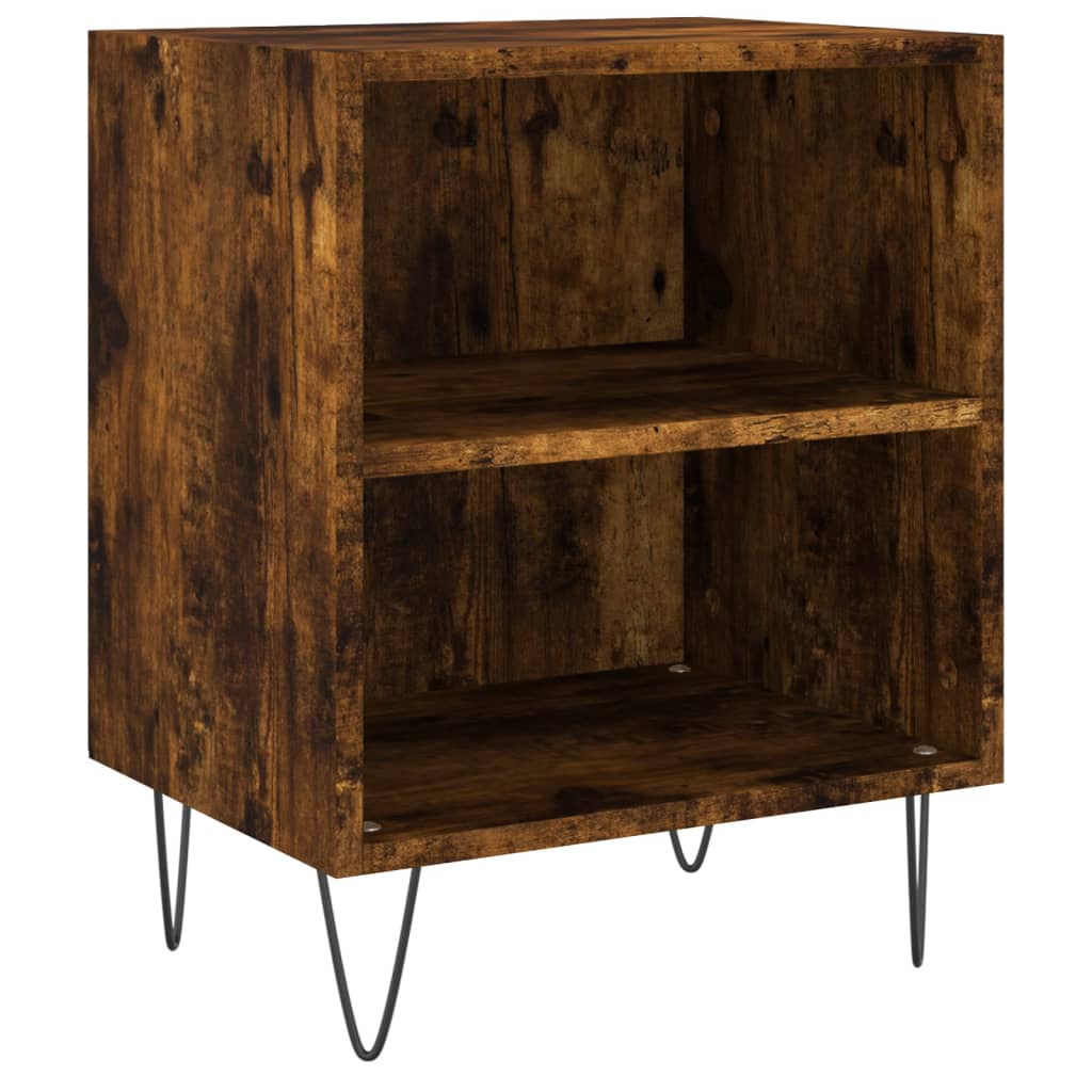 Nachtkastjes 2 st 40x30x50 cm bewerkt hout gerookt eikenkleurig Nachtkastjes | Creëer jouw Trendy Thuis | Gratis bezorgd & Retour | Trendy.nl