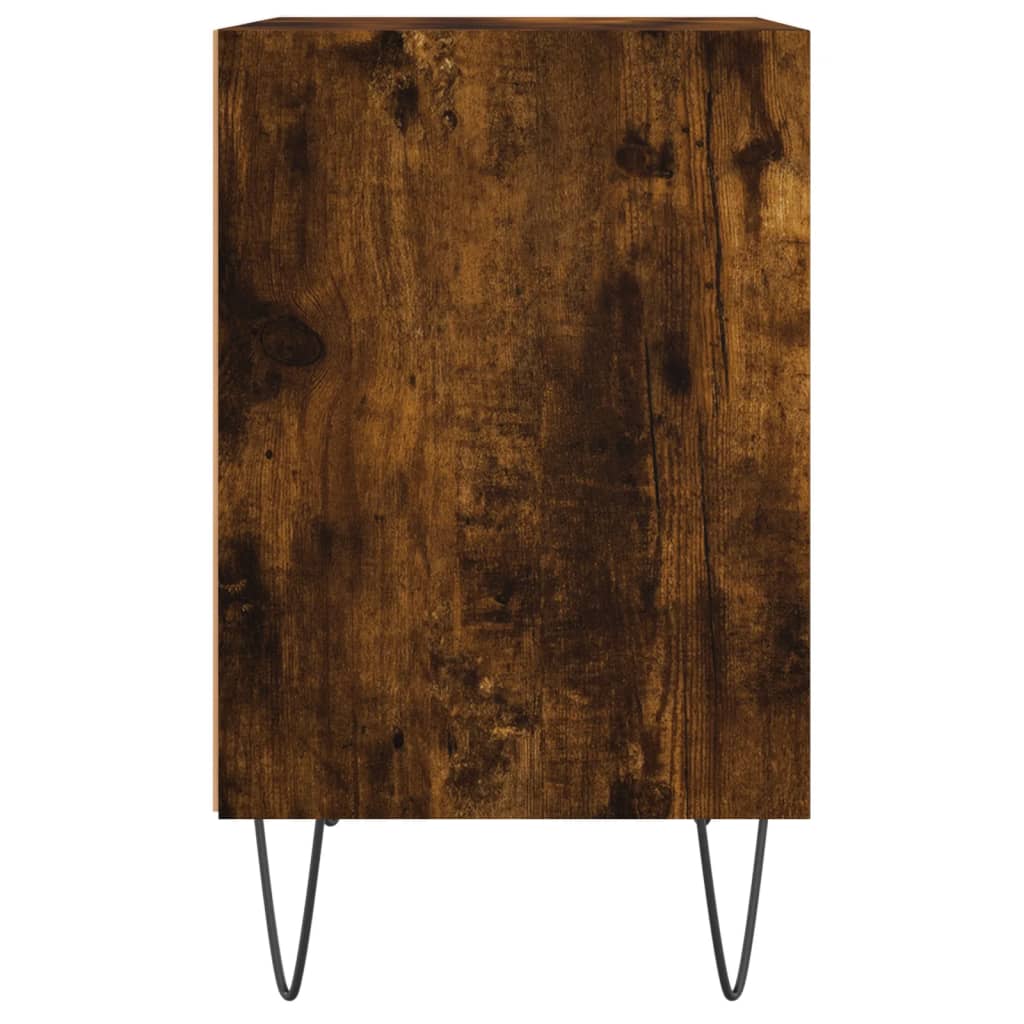 Nachtkastjes 2 st 40x30x50 cm bewerkt hout gerookt eikenkleurig Nachtkastjes | Creëer jouw Trendy Thuis | Gratis bezorgd & Retour | Trendy.nl