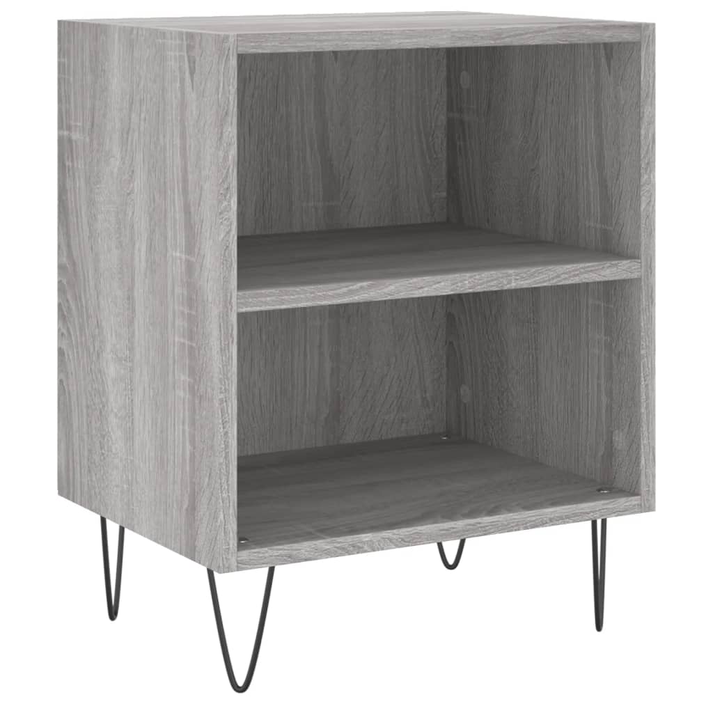 Nachtkastjes 2 st 40x30x50 cm bewerkt hout grijs sonoma eiken Nachtkastjes | Creëer jouw Trendy Thuis | Gratis bezorgd & Retour | Trendy.nl