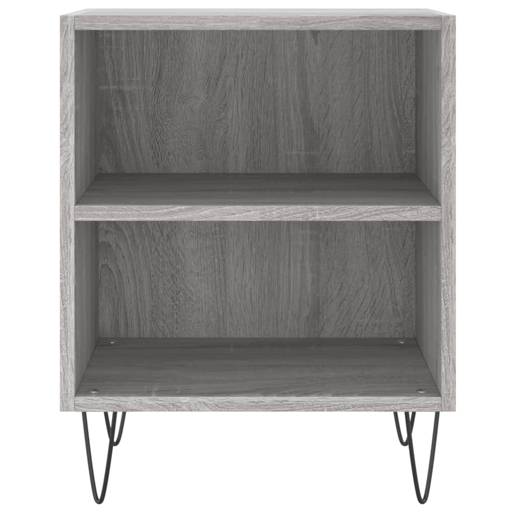 Nachtkastjes 2 st 40x30x50 cm bewerkt hout grijs sonoma eiken Nachtkastjes | Creëer jouw Trendy Thuis | Gratis bezorgd & Retour | Trendy.nl