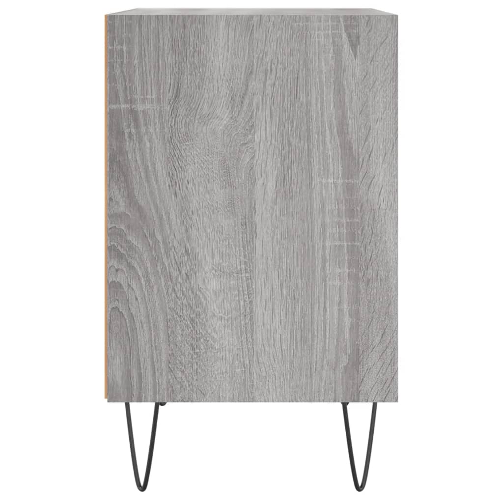 Nachtkastjes 2 st 40x30x50 cm bewerkt hout grijs sonoma eiken Nachtkastjes | Creëer jouw Trendy Thuis | Gratis bezorgd & Retour | Trendy.nl