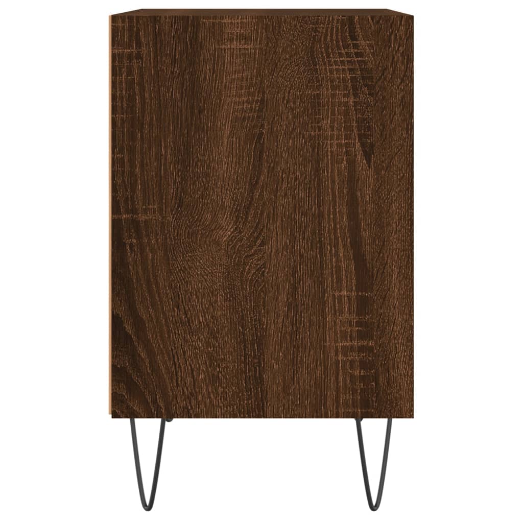 Nachtkastjes 2 st 40x30x50 cm bewerkt hout bruin eikenkleur Nachtkastjes | Creëer jouw Trendy Thuis | Gratis bezorgd & Retour | Trendy.nl