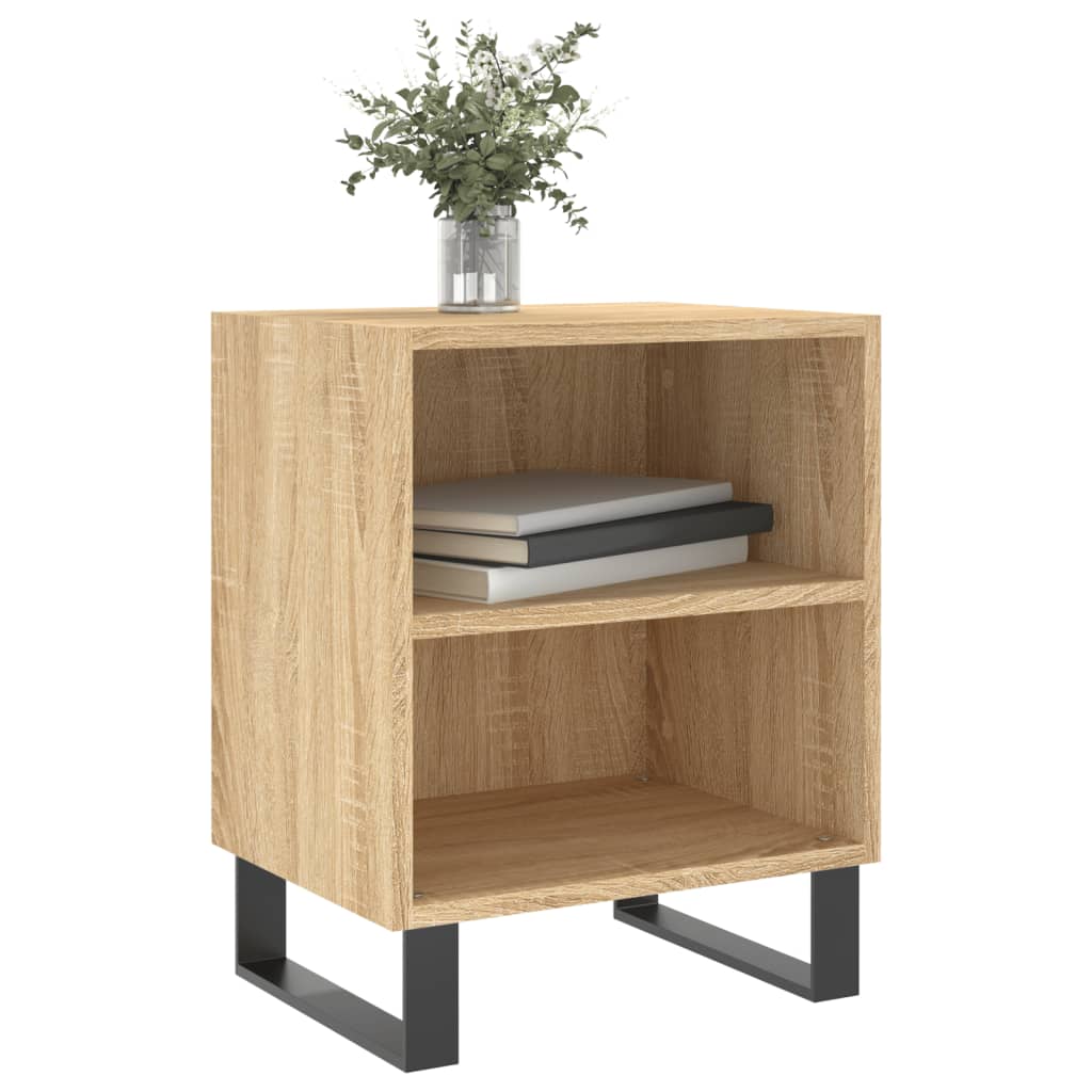 Nachtkastjes 2 st 40x30x50 cm bewerkt hout sonoma eikenkleurig Nachtkastjes | Creëer jouw Trendy Thuis | Gratis bezorgd & Retour | Trendy.nl