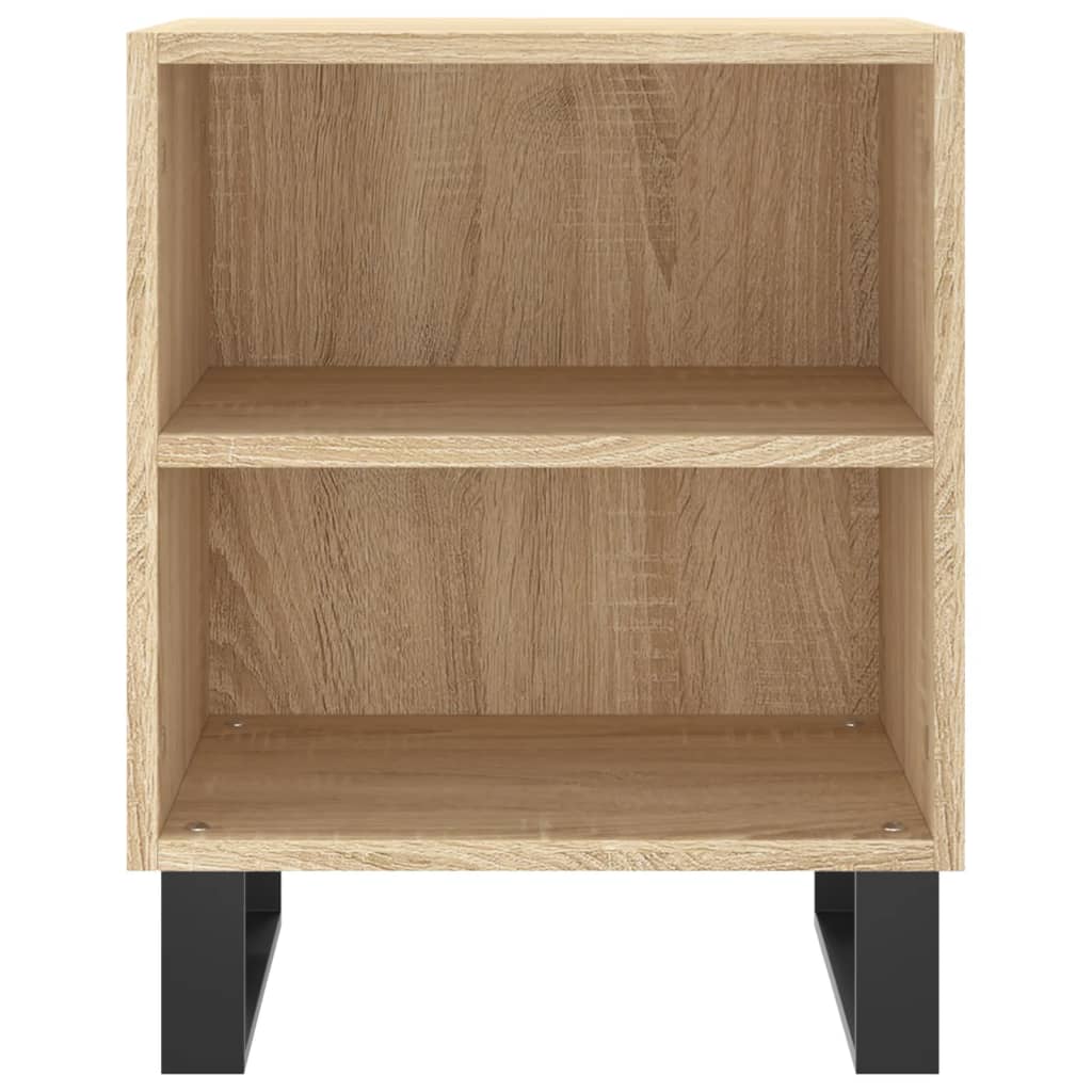 Nachtkastjes 2 st 40x30x50 cm bewerkt hout sonoma eikenkleurig Nachtkastjes | Creëer jouw Trendy Thuis | Gratis bezorgd & Retour | Trendy.nl