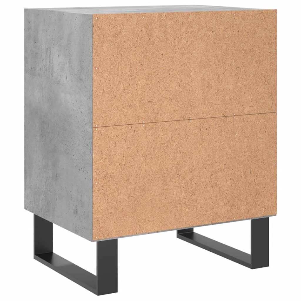 Nachtkastjes 2 st 40x30x50 cm bewerkt hout betongrijs Nachtkastjes | Creëer jouw Trendy Thuis | Gratis bezorgd & Retour | Trendy.nl