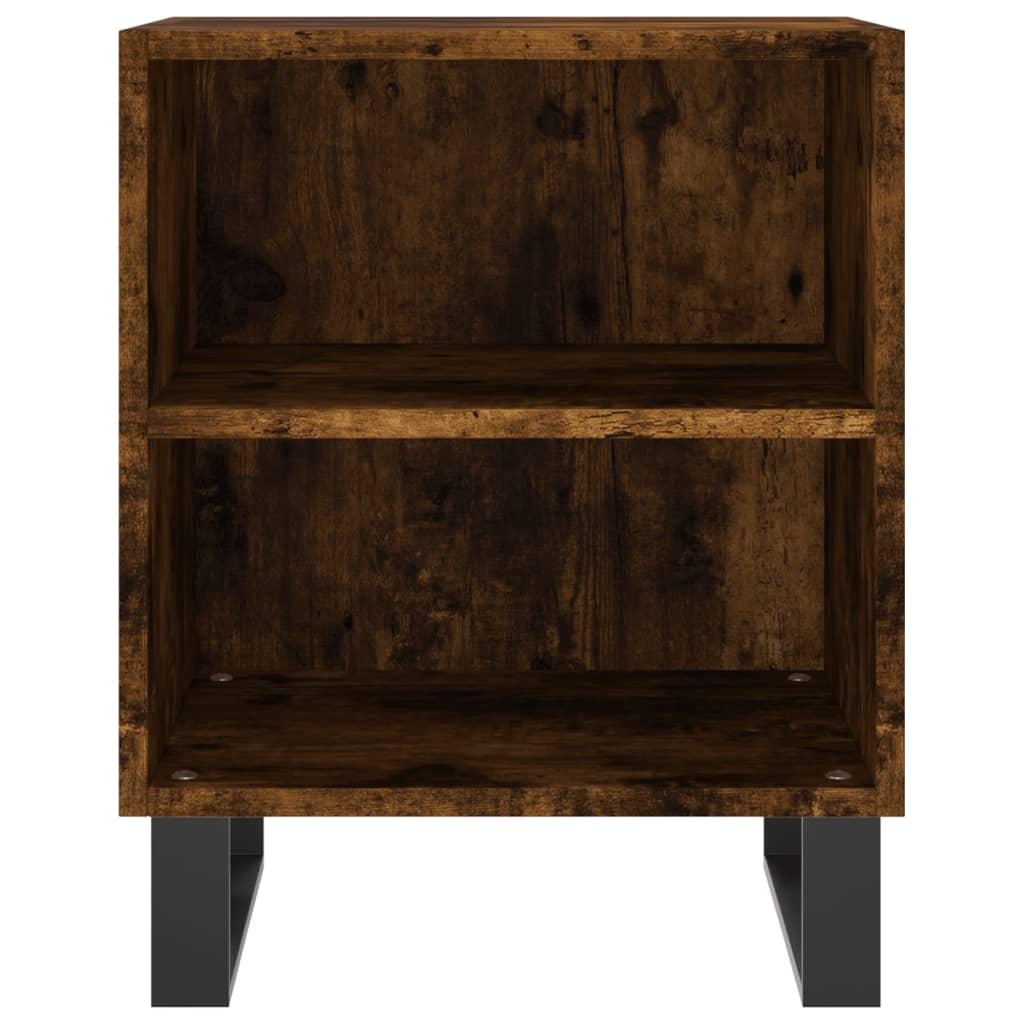 Nachtkastjes 2 st 40x30x50 cm bewerkt hout gerookt eikenkleurig Nachtkastjes | Creëer jouw Trendy Thuis | Gratis bezorgd & Retour | Trendy.nl