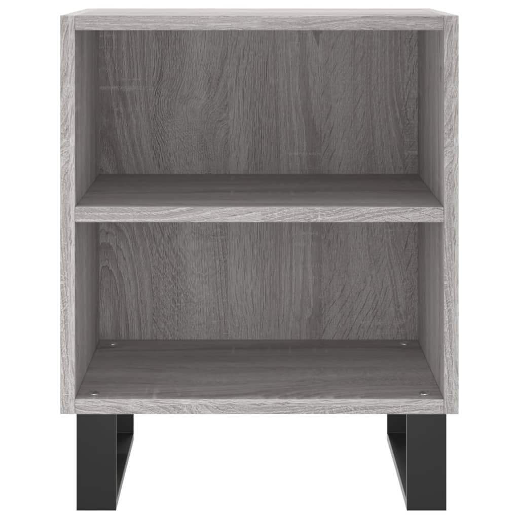 Nachtkastje 40x30x50 cm bewerkt hout grijs sonoma eikenkleurig Nachtkastjes | Creëer jouw Trendy Thuis | Gratis bezorgd & Retour | Trendy.nl