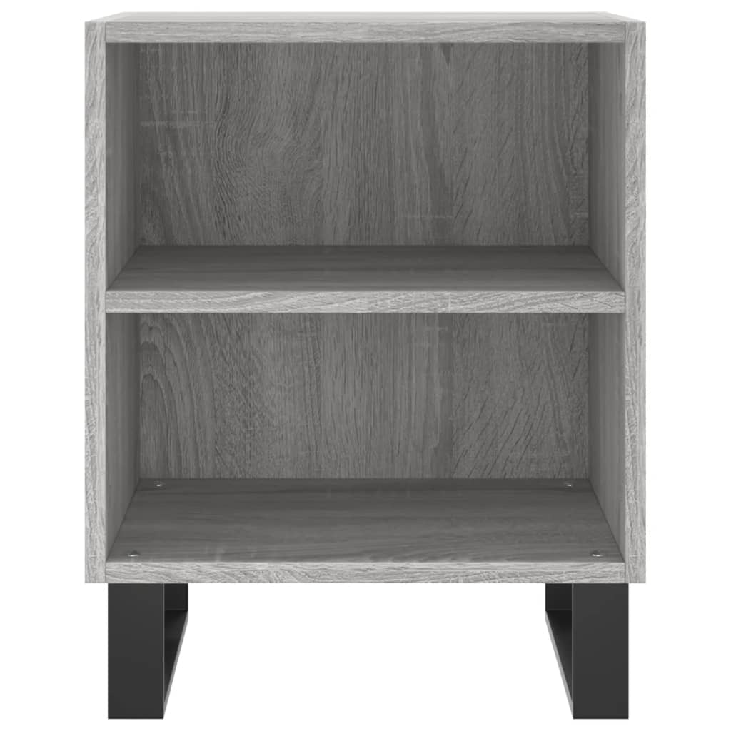 Nachtkastjes 2 st 40x30x50 cm bewerkt hout grijs sonoma eiken Nachtkastjes | Creëer jouw Trendy Thuis | Gratis bezorgd & Retour | Trendy.nl