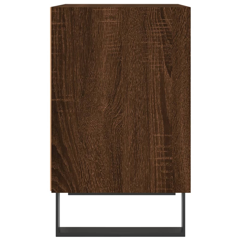 Nachtkastje 40x30x50 cm bewerkt hout bruin eikenkleur Nachtkastjes | Creëer jouw Trendy Thuis | Gratis bezorgd & Retour | Trendy.nl