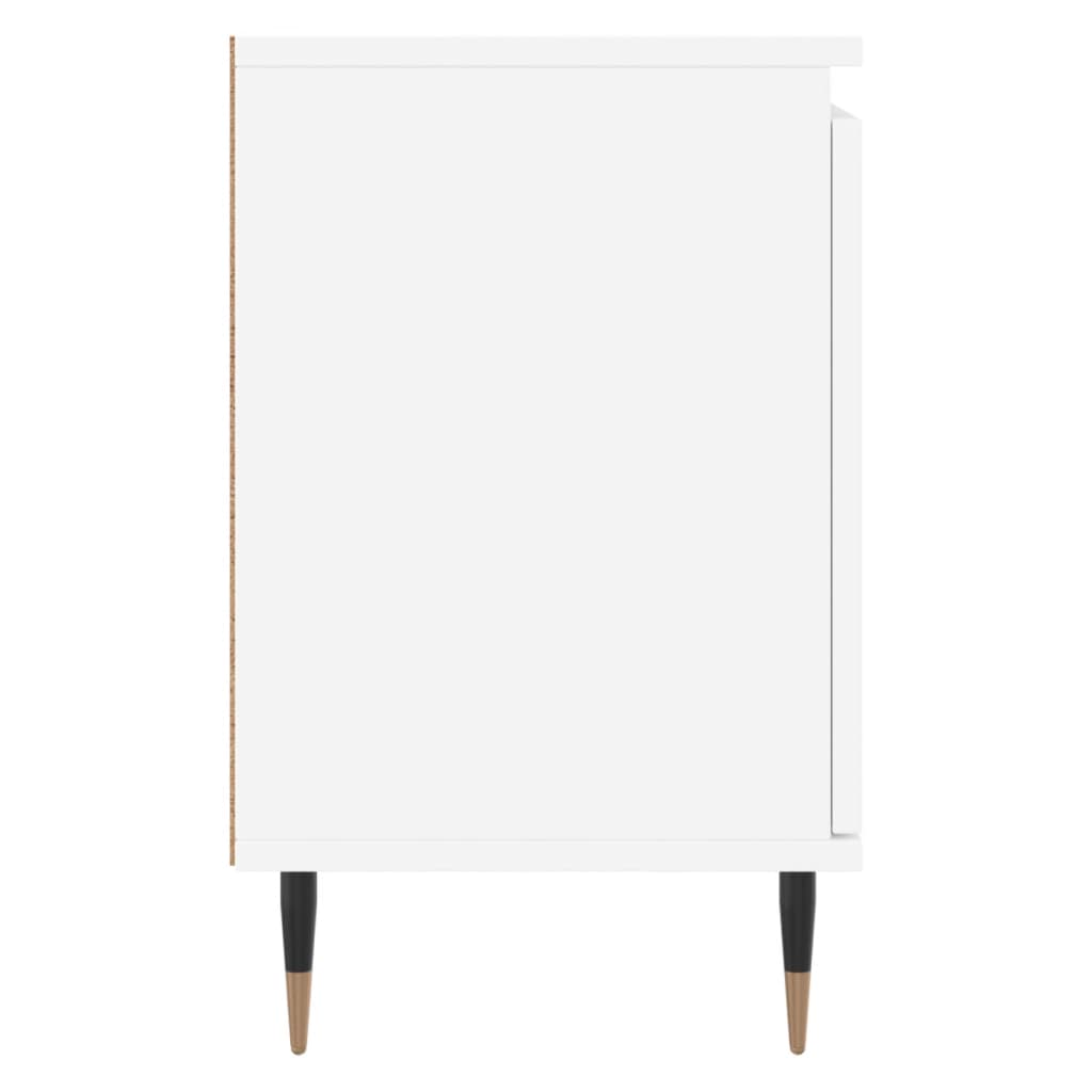 Nachtkastjes 2 st 40x30x50 cm bewerkt hout wit Nachtkastjes | Creëer jouw Trendy Thuis | Gratis bezorgd & Retour | Trendy.nl