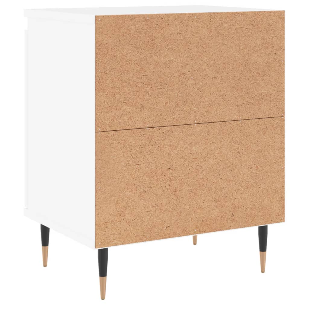 Nachtkastjes 2 st 40x30x50 cm bewerkt hout wit Nachtkastjes | Creëer jouw Trendy Thuis | Gratis bezorgd & Retour | Trendy.nl