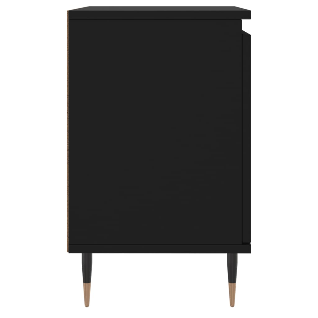 Nachtkastjes 2 st 40x30x50 cm bewerkt hout zwart Nachtkastjes | Creëer jouw Trendy Thuis | Gratis bezorgd & Retour | Trendy.nl