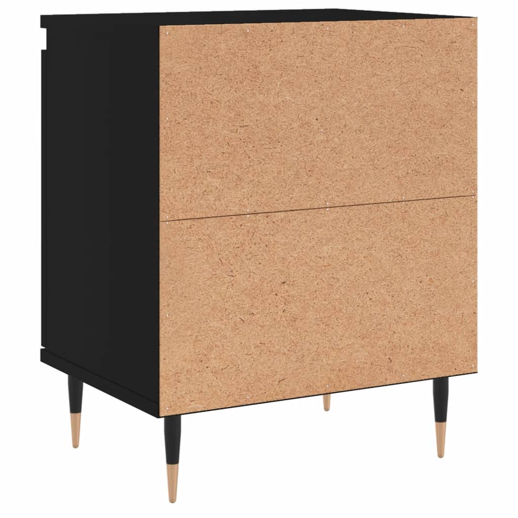 Nachtkastjes 2 st 40x30x50 cm bewerkt hout zwart Nachtkastjes | Creëer jouw Trendy Thuis | Gratis bezorgd & Retour | Trendy.nl