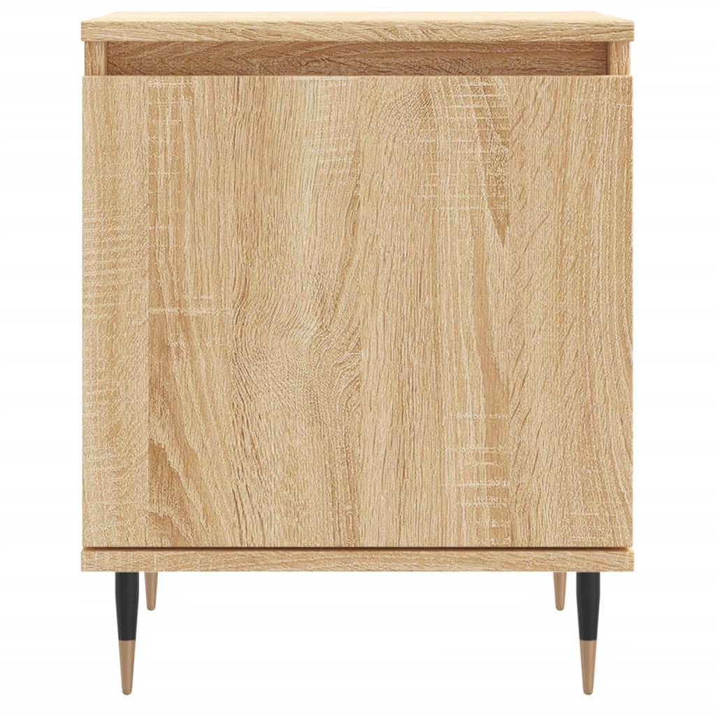 Nachtkastjes 2 st 40x30x50 cm bewerkt hout sonoma eikenkleurig Nachtkastjes | Creëer jouw Trendy Thuis | Gratis bezorgd & Retour | Trendy.nl