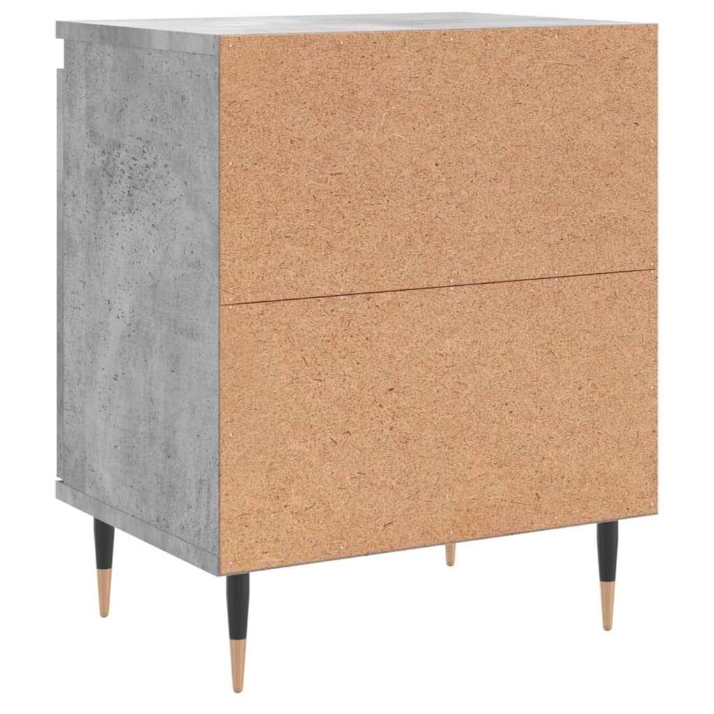 Nachtkastjes 2 st 40x30x50 cm bewerkt hout betongrijs Nachtkastjes | Creëer jouw Trendy Thuis | Gratis bezorgd & Retour | Trendy.nl