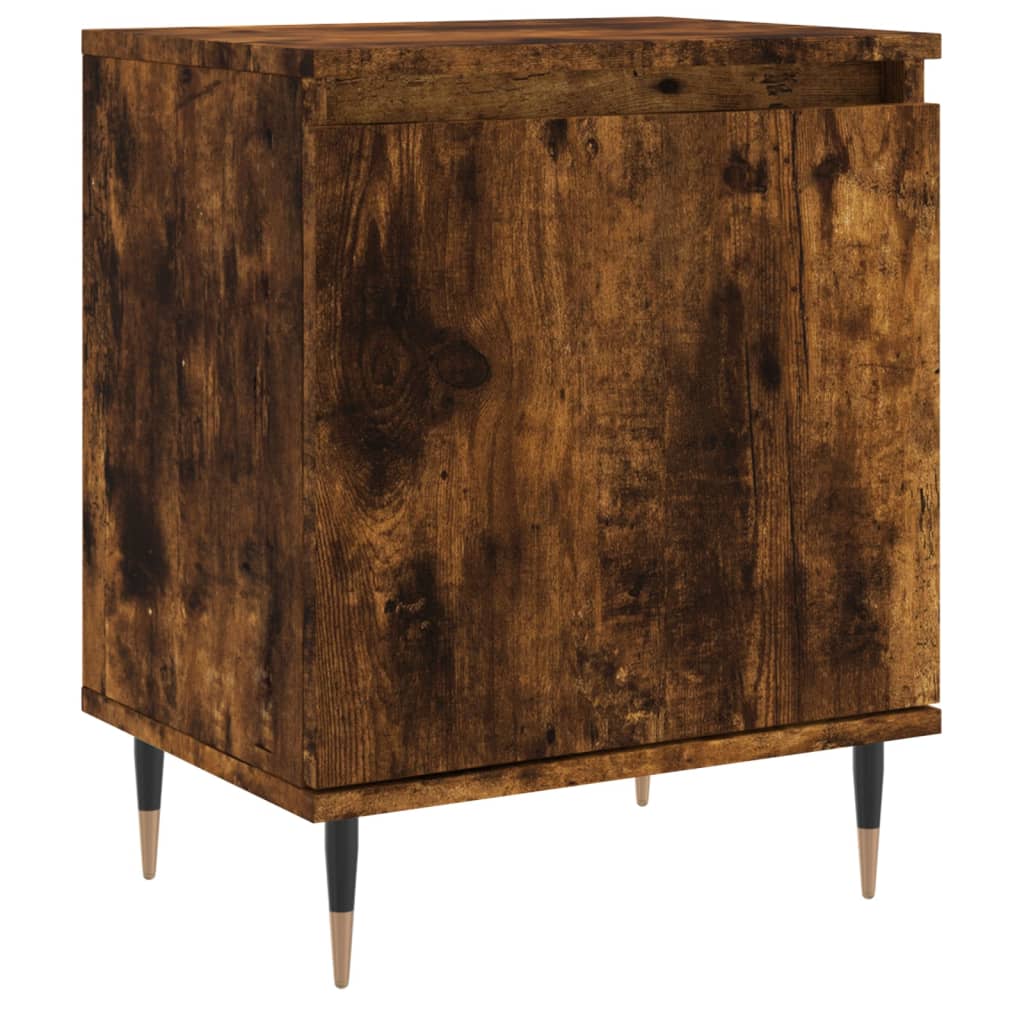 Nachtkastje 40x30x50 cm bewerkt hout gerookt eikenkleurig Nachtkastjes | Creëer jouw Trendy Thuis | Gratis bezorgd & Retour | Trendy.nl