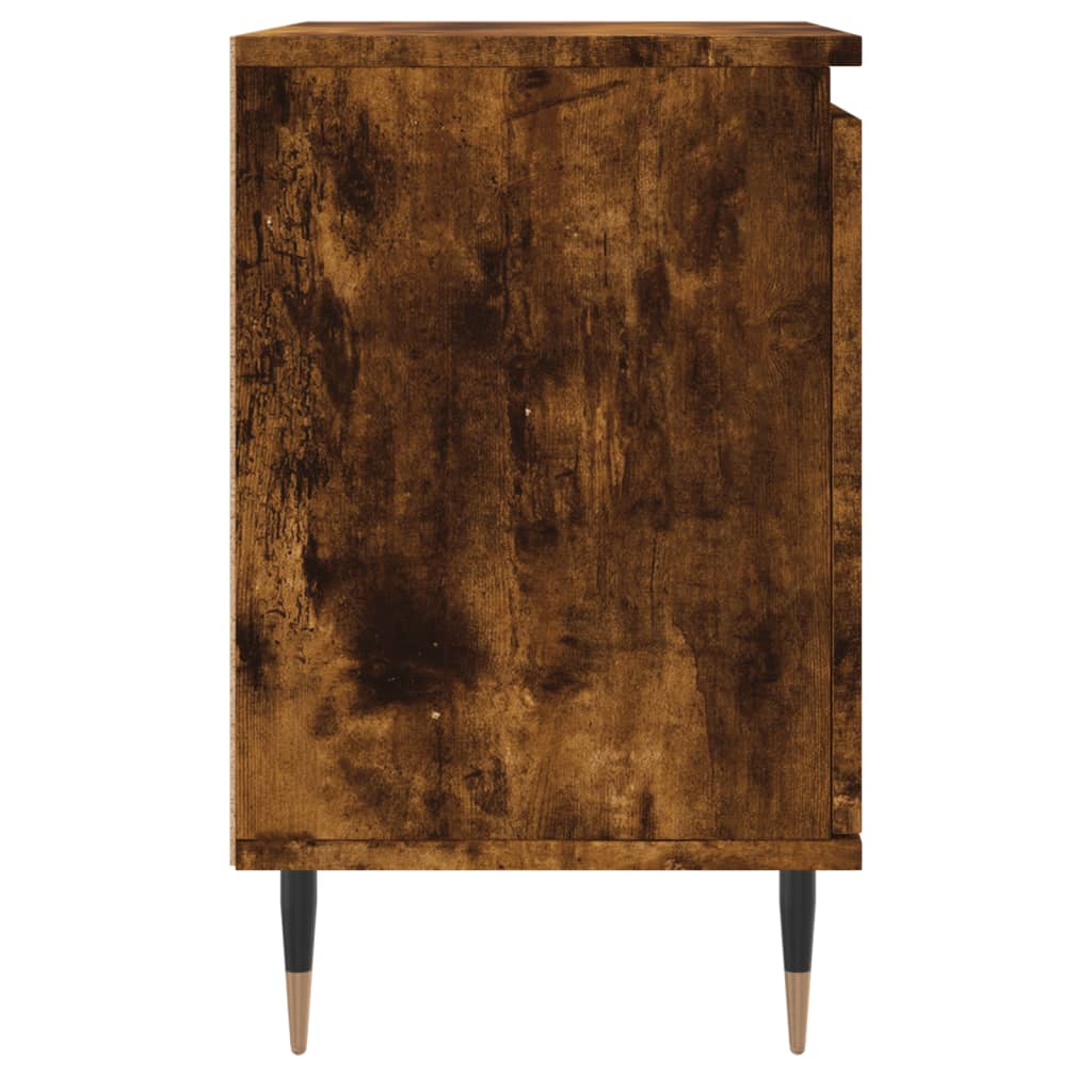 Nachtkastjes 2 st 40x30x50 cm bewerkt hout gerookt eikenkleurig Nachtkastjes | Creëer jouw Trendy Thuis | Gratis bezorgd & Retour | Trendy.nl