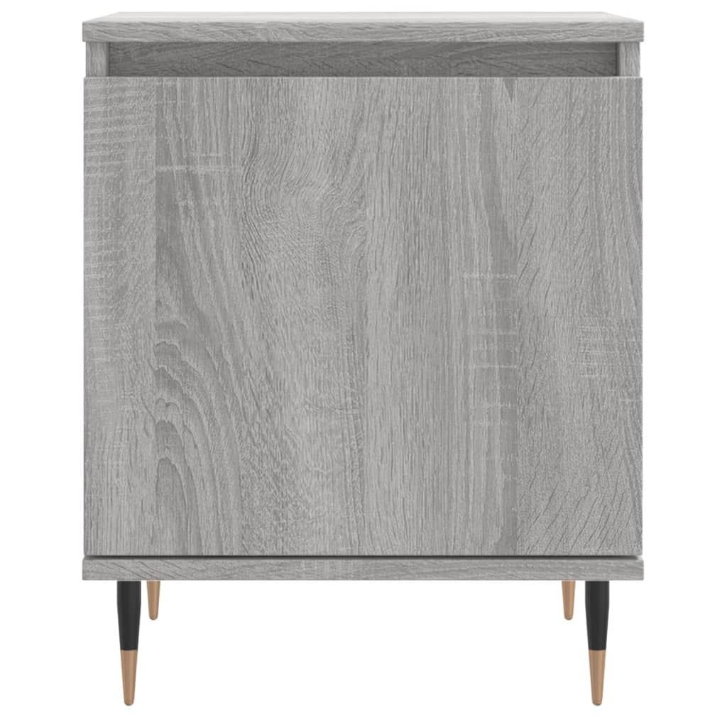 Nachtkastje 40x30x50 cm bewerkt hout grijs sonoma eikenkleurig Nachtkastjes | Creëer jouw Trendy Thuis | Gratis bezorgd & Retour | Trendy.nl