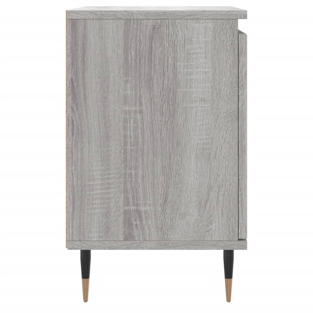 Nachtkastje 40x30x50 cm bewerkt hout grijs sonoma eikenkleurig Nachtkastjes | Creëer jouw Trendy Thuis | Gratis bezorgd & Retour | Trendy.nl