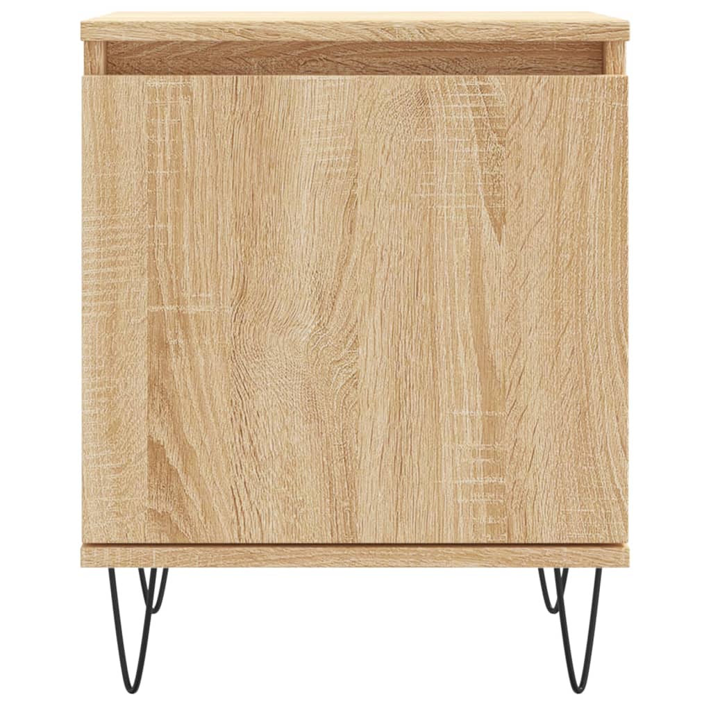 Nachtkastjes 2 st 40x30x50 cm bewerkt hout sonoma eikenkleurig Nachtkastjes | Creëer jouw Trendy Thuis | Gratis bezorgd & Retour | Trendy.nl