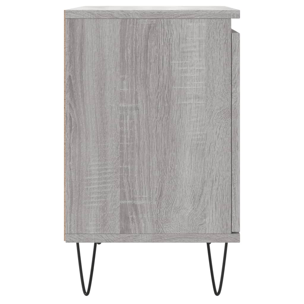 Nachtkastjes 2 st 40x30x50 cm bewerkt hout grijs sonoma eiken Nachtkastjes | Creëer jouw Trendy Thuis | Gratis bezorgd & Retour | Trendy.nl