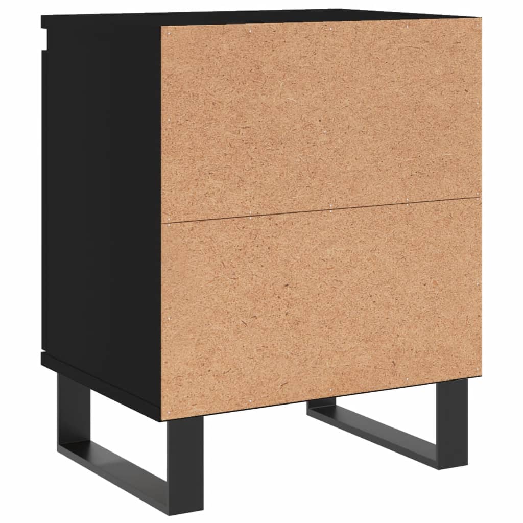 Nachtkastjes 2 st 40x30x50 cm bewerkt hout zwart Nachtkastjes | Creëer jouw Trendy Thuis | Gratis bezorgd & Retour | Trendy.nl